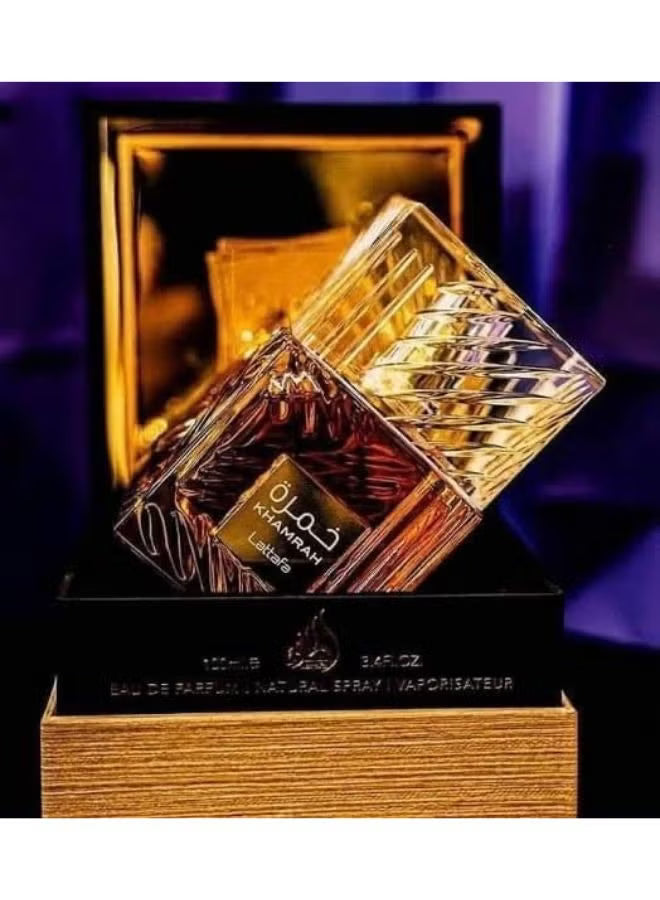Khamrah Eau de Parfum by Lattafa Perfumes for Unisex, 100ml